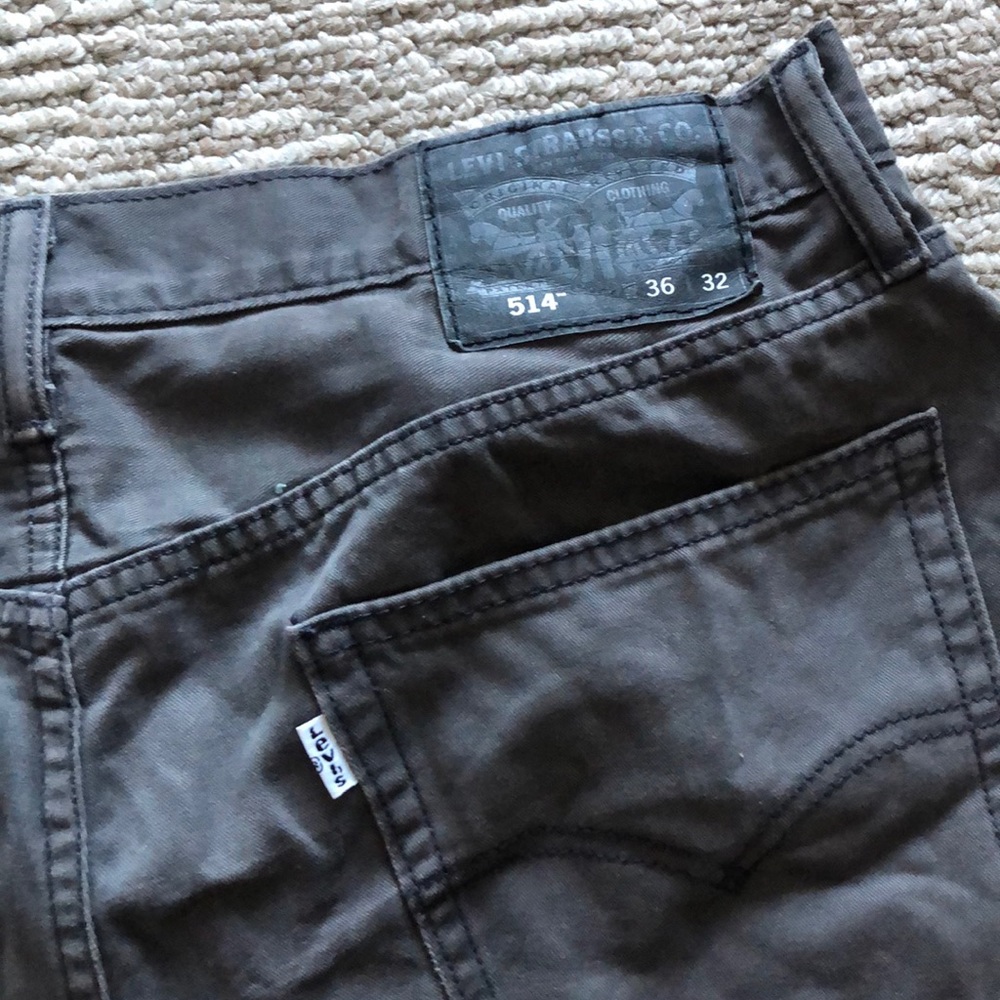 Levi’s grey 514 jeans 36x32